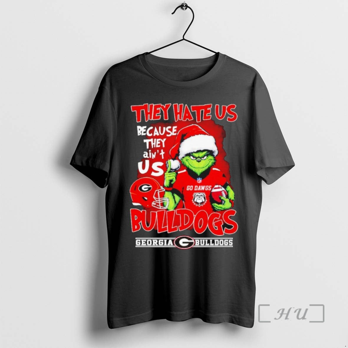 Officials Grinch They Hate Us Because They Aint Us Georgia Bulldogs Shirts Sweater