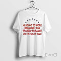 Officials Heading To Work Because I Was Too Shy To Dance Tee Sweater
