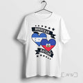 Officials Honduran Vs Haitian Heart Flags Tee Sweater