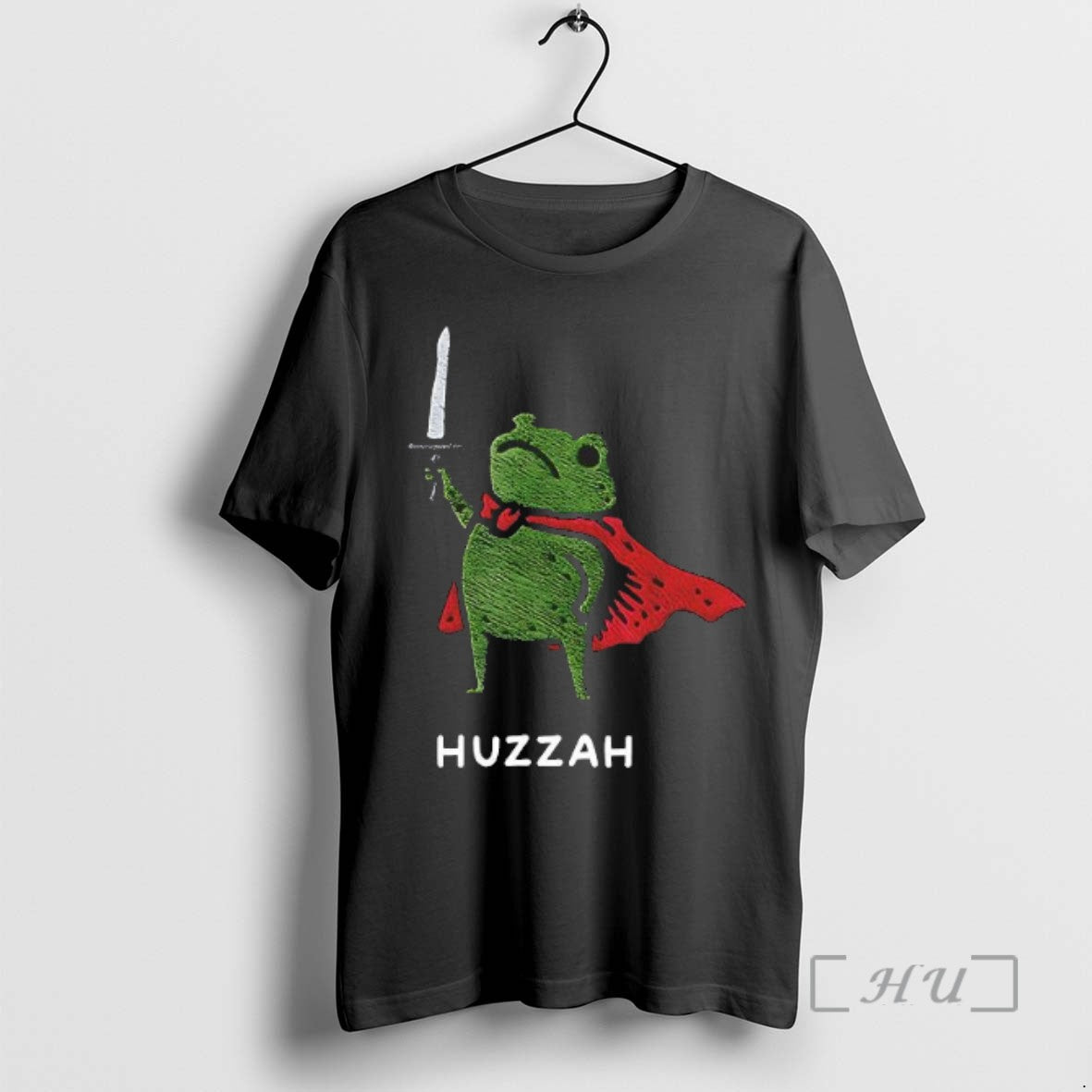 Officials Huzzah Frog Knight Sword Meme Shirts Sweater