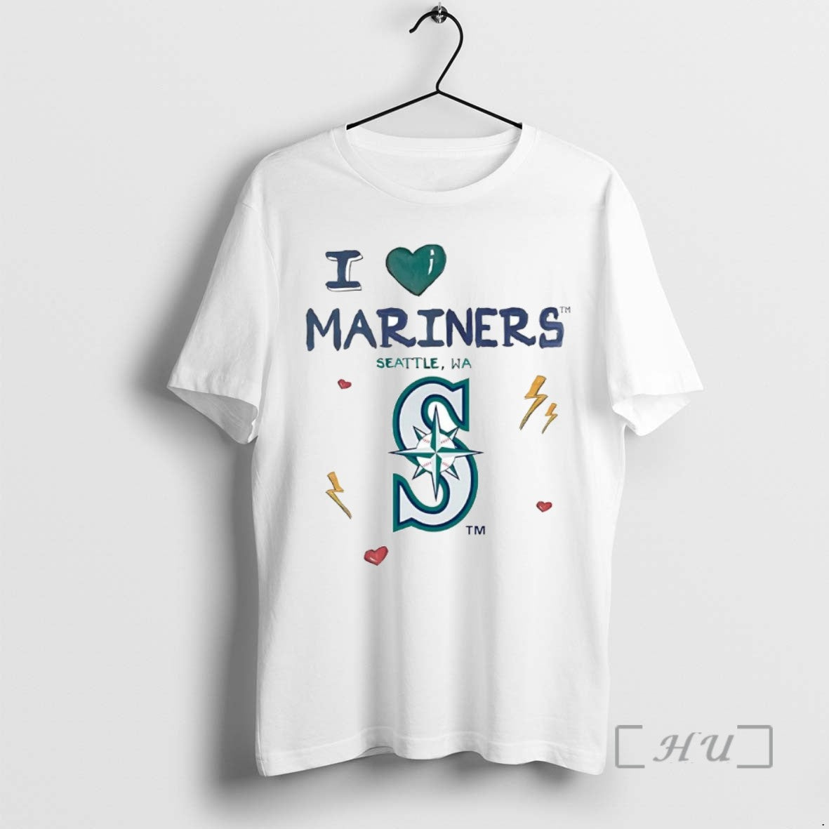 Officials I Love Seattle Mariners Tee Shirt Sweater
