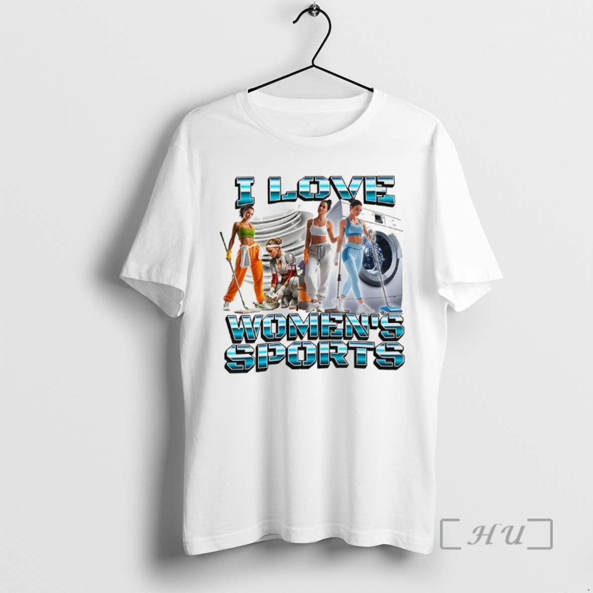 Officials I Love Womens Sports Housework Satirical Tee Sweater