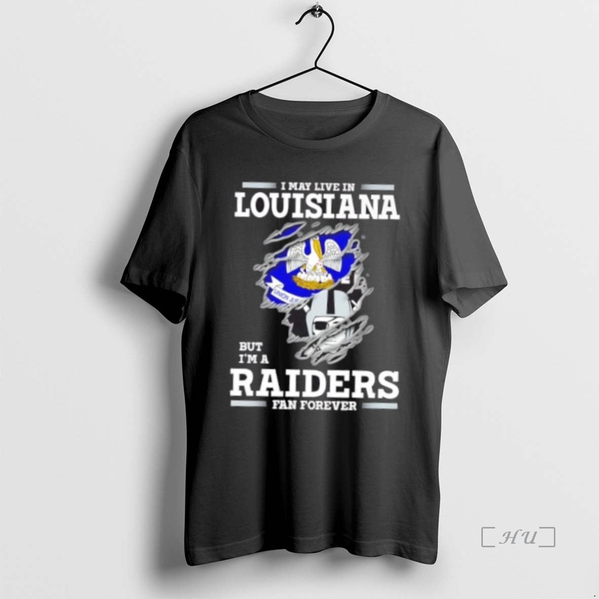 Officials I May Live In Louisiana But Im A Raiders Fan Forever T Shirts Sweater