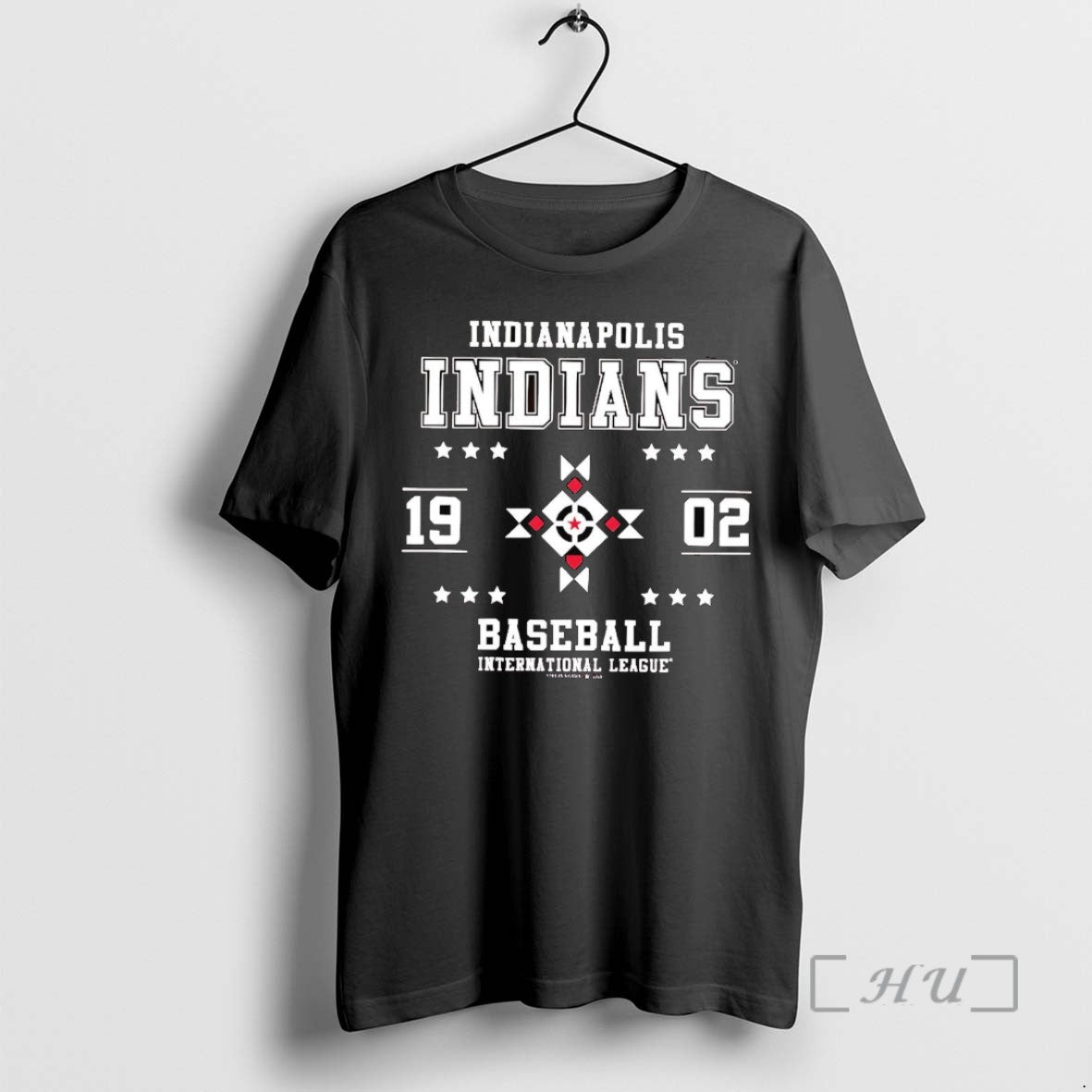 Officials Indianapolis Indians 1902 Baseball International League Tee Shirt Sweater