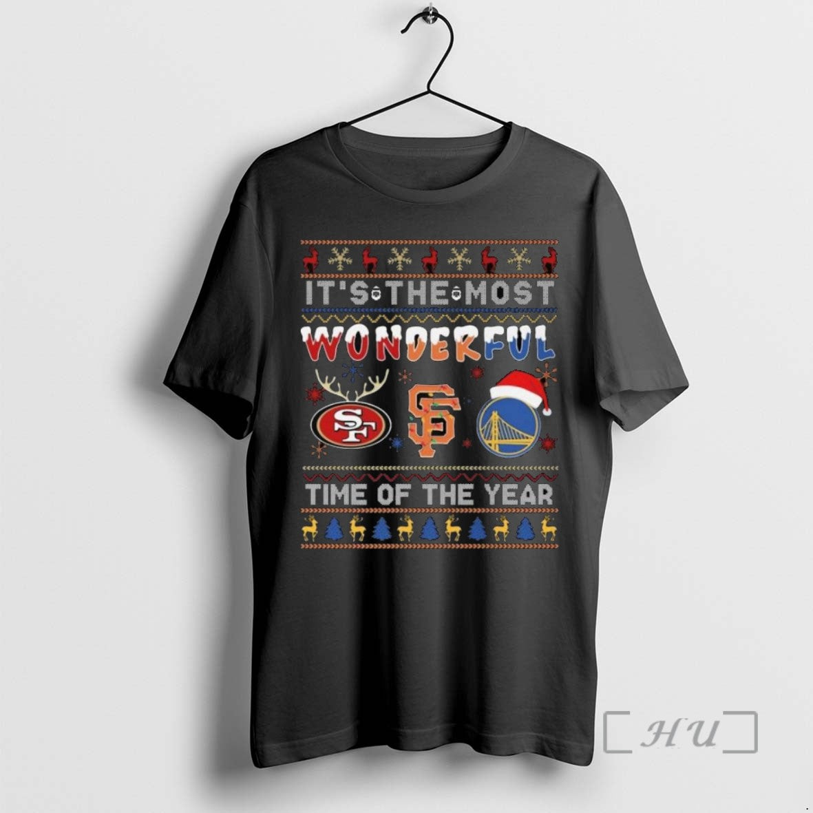 Officials Its The Most Wonderful 49ers Saints Warriors Time Of The Year Ugly Christmas Long