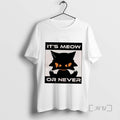 Officials Its Meow Or Never Dragon Tee Sweater