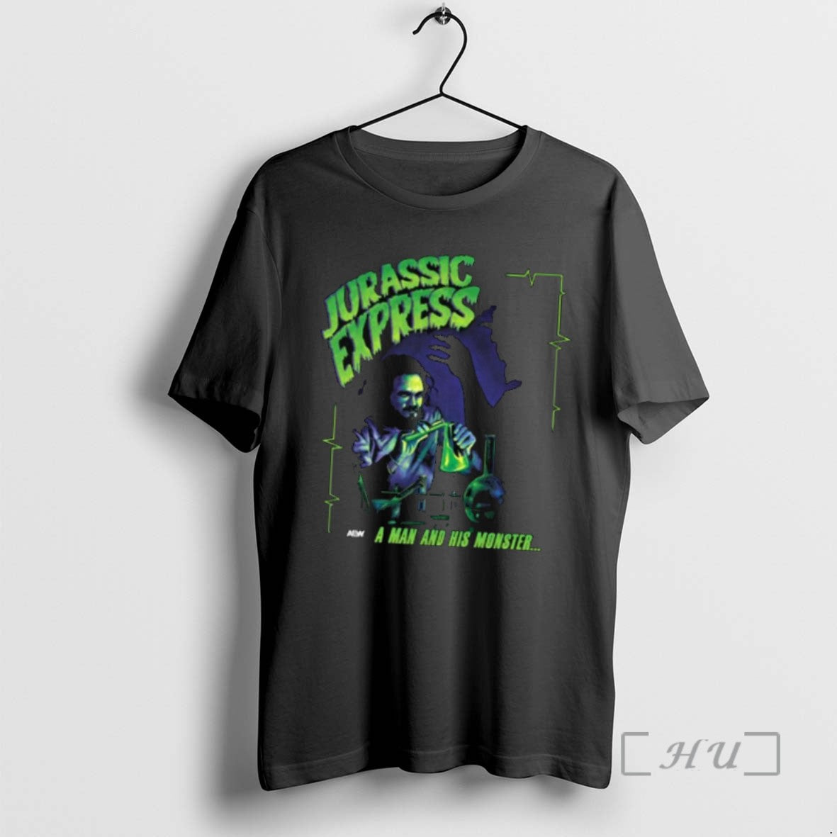 Officials Jurassic Express A Man And His Monster Its Alive Long Sleve Shirts Sweater