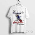 Officials Just A Cowboys Girl In A World California World T Shirt Sweater