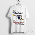 Officials Just A Yankees Girl In A World Maryland World T Shirt Sweater