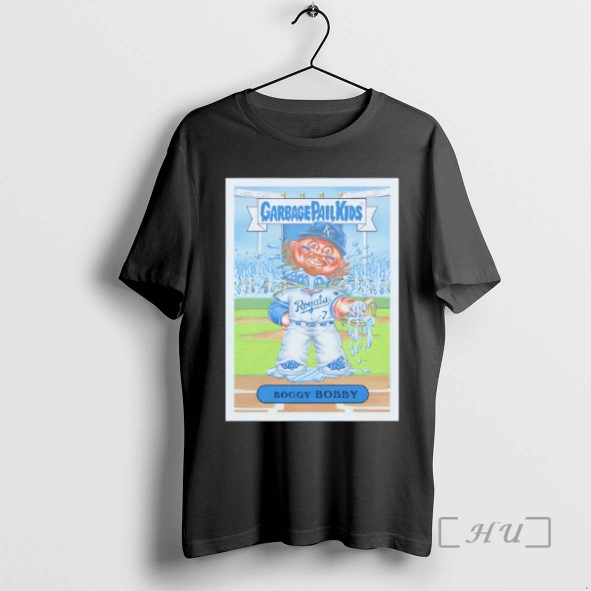 Officials Kansas City Royals Garbage Pail Kids Boggy Bobby Tee Sweater
