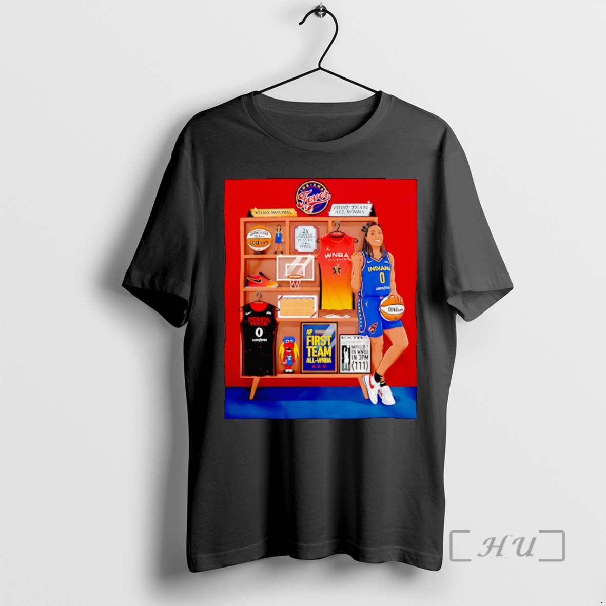 Officials Kelsey Mitchell Indiana Fever First Team All Wnba 2025 Tee Sweater