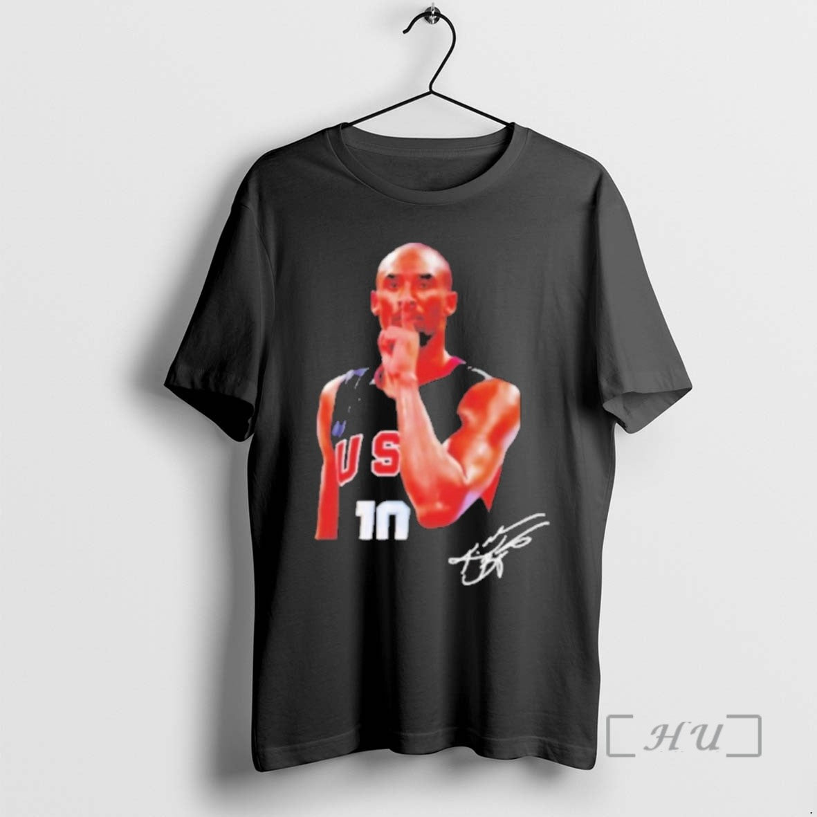 Officials Kobe Bryant Usa Team Number 10 Shushing Pose Olympic Basketball Tribute T Shirt Sweater