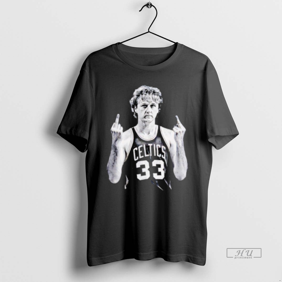 Officials Larry Bird Middle Finger