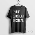 Officials Lie Cheat Steal Confidence Statement Rebel Spirit Tee Sweater