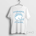 Officials Los Angeles Chargers Power Helmet Shirts Sweater