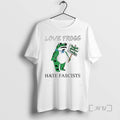 Officials Love Frogs Hate Fascism Tour T Shirt Sweater