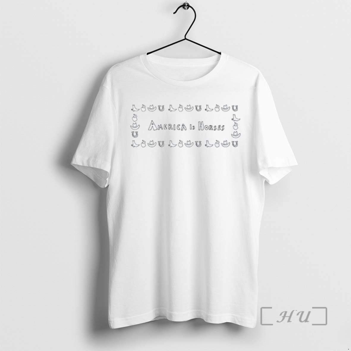 Officials Lucas Zelnick America Is Horses Tee Sweater