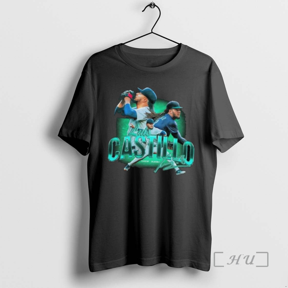Officials Luis Castillo Seattle Mariners Signature 2025 Long Sleve Shirts Sweater