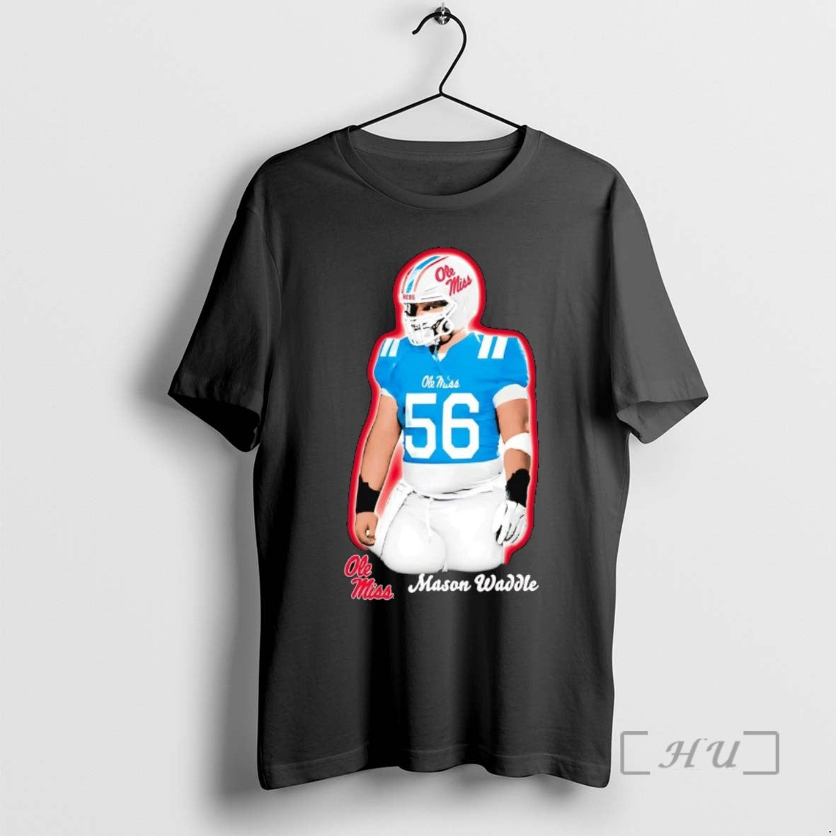 Officials Mason Waddle Portrait Ole Miss Football Tee Shirt Sweater