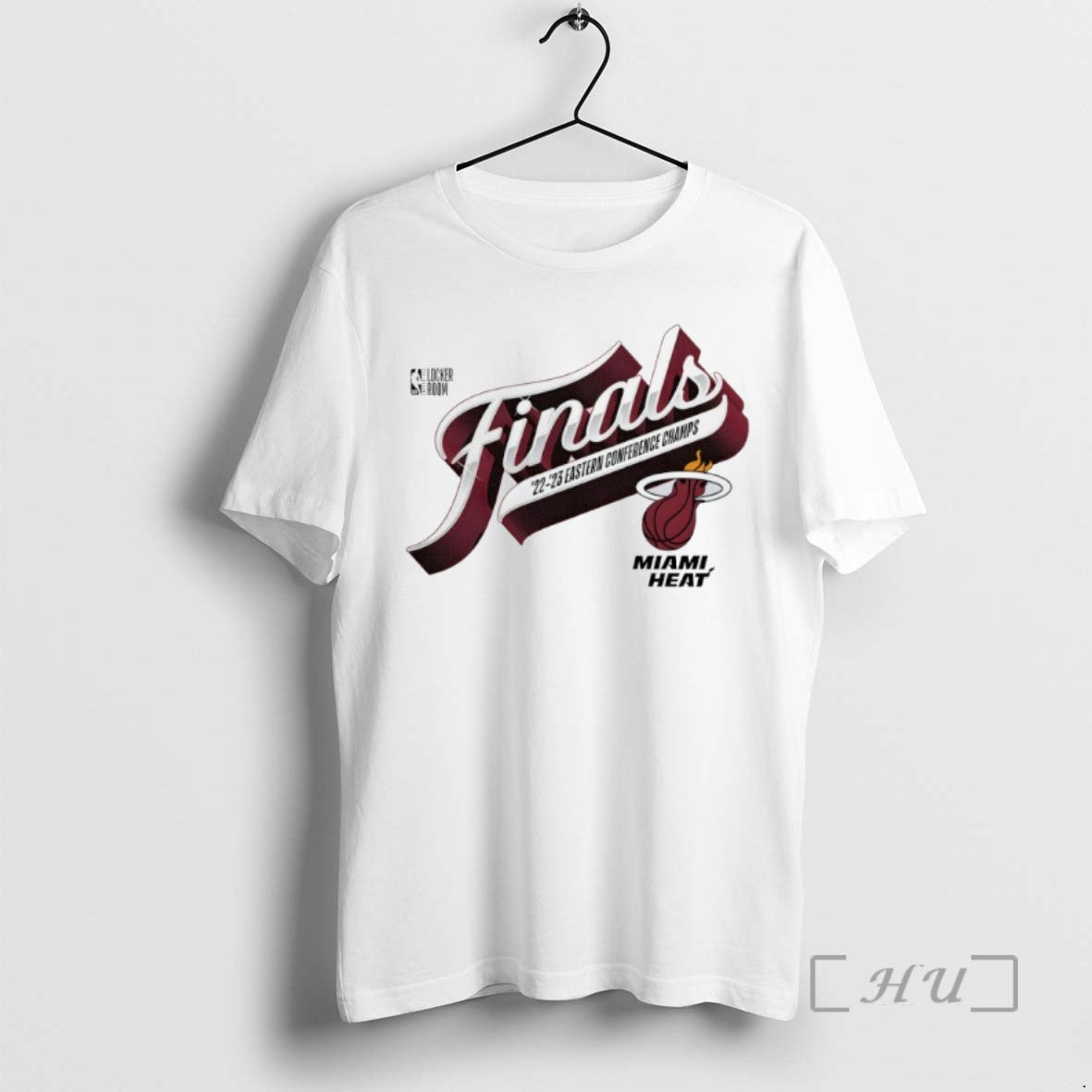 Officials Miami Heat 2023 Eastern Conference Champions Locker Room Baseline Tee Sweater