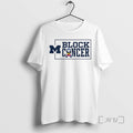 Officials Michigan Wolverines Block Cancer Ribbon 2025 Tee Sweater