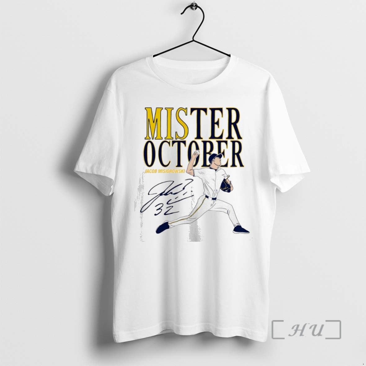 Officials Mis Ter October Jacob Misiorowski Milwaukee Brewers Mlb Signature Tee Shirt Sweater