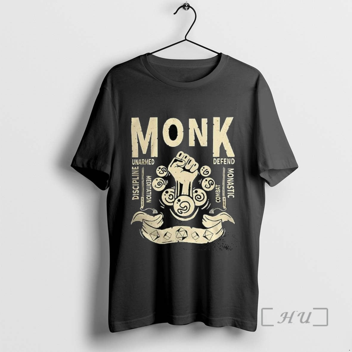 Officials Monk Grunge Dungeons And Dragons Tee Sweater