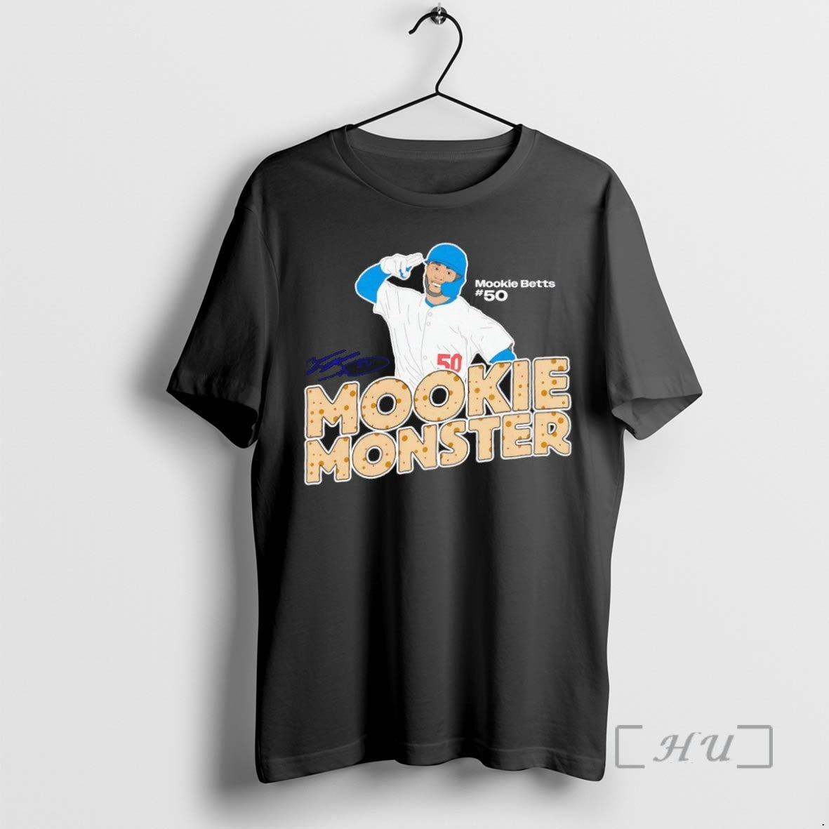 Officials Mookie Monster Los Angeles Dodgers Mookie Betts Signature Tee Shirt Sweater
