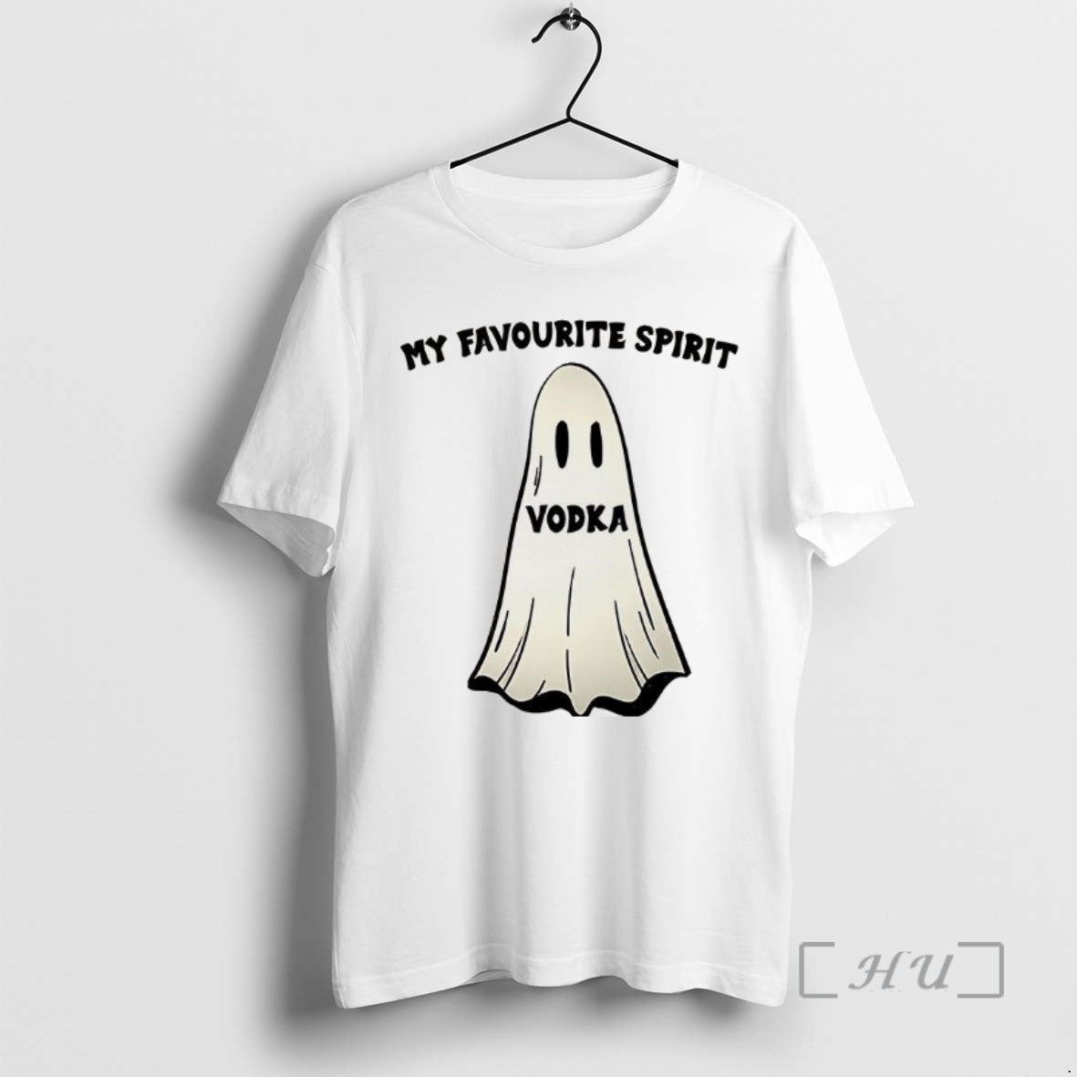 Officials My Favourite Spirit Ghost Vodka Halloween Tee Sweater