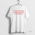 Officials My Tits Are Great But My Ability To Produce Serotonin Is Not T Shirts