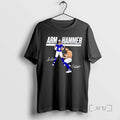 Officials New York Giants Arm Hammer Jaxson Dart And Cam Skattebo T Shirt Sweater