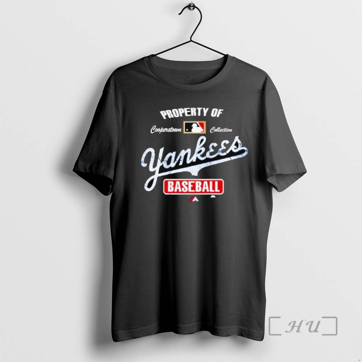 Officials New York Yankees Cooperstown Property Of Baseball Tee Sweater