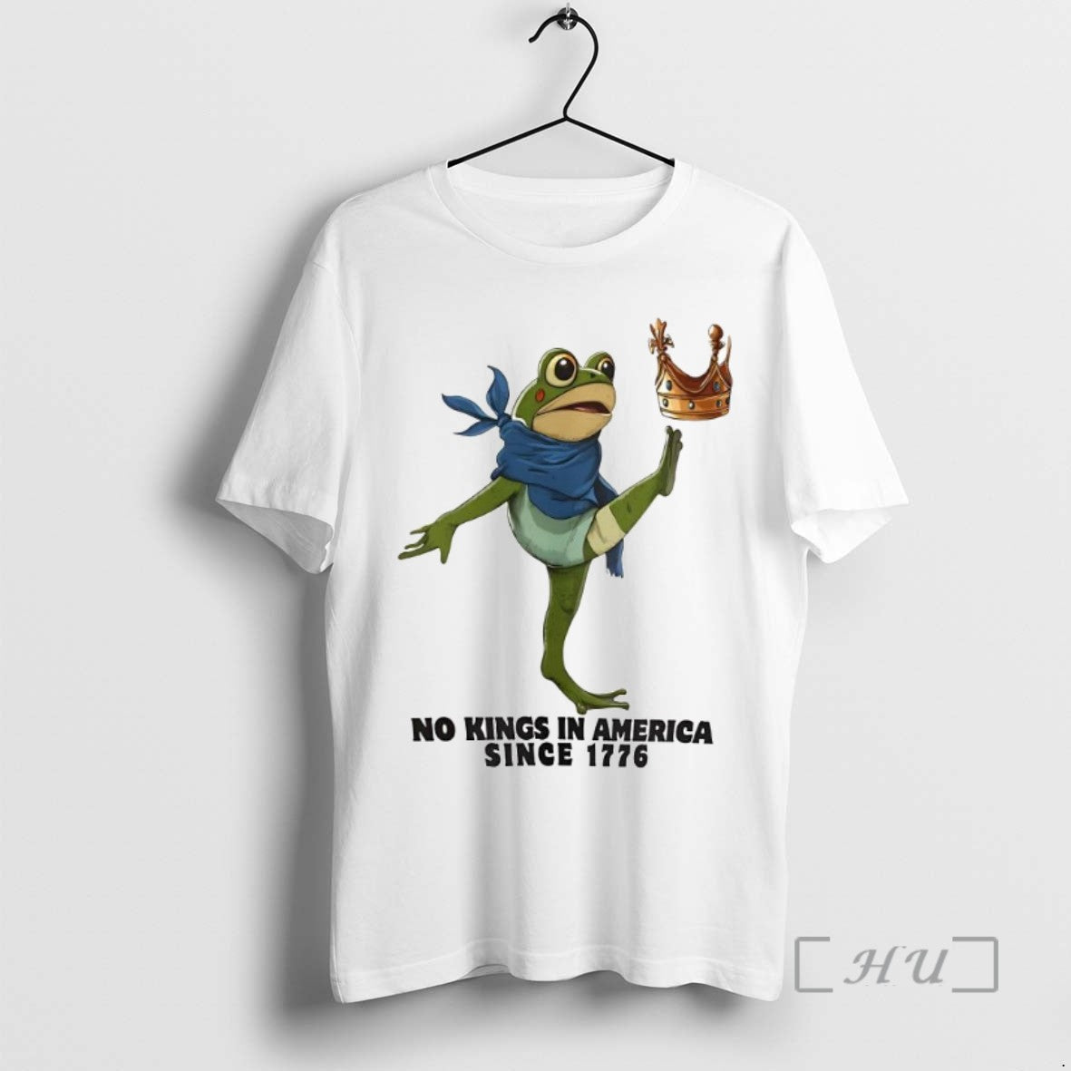 Officials No King In America Since 1776 Protest Frog Crown Shirts Sweater