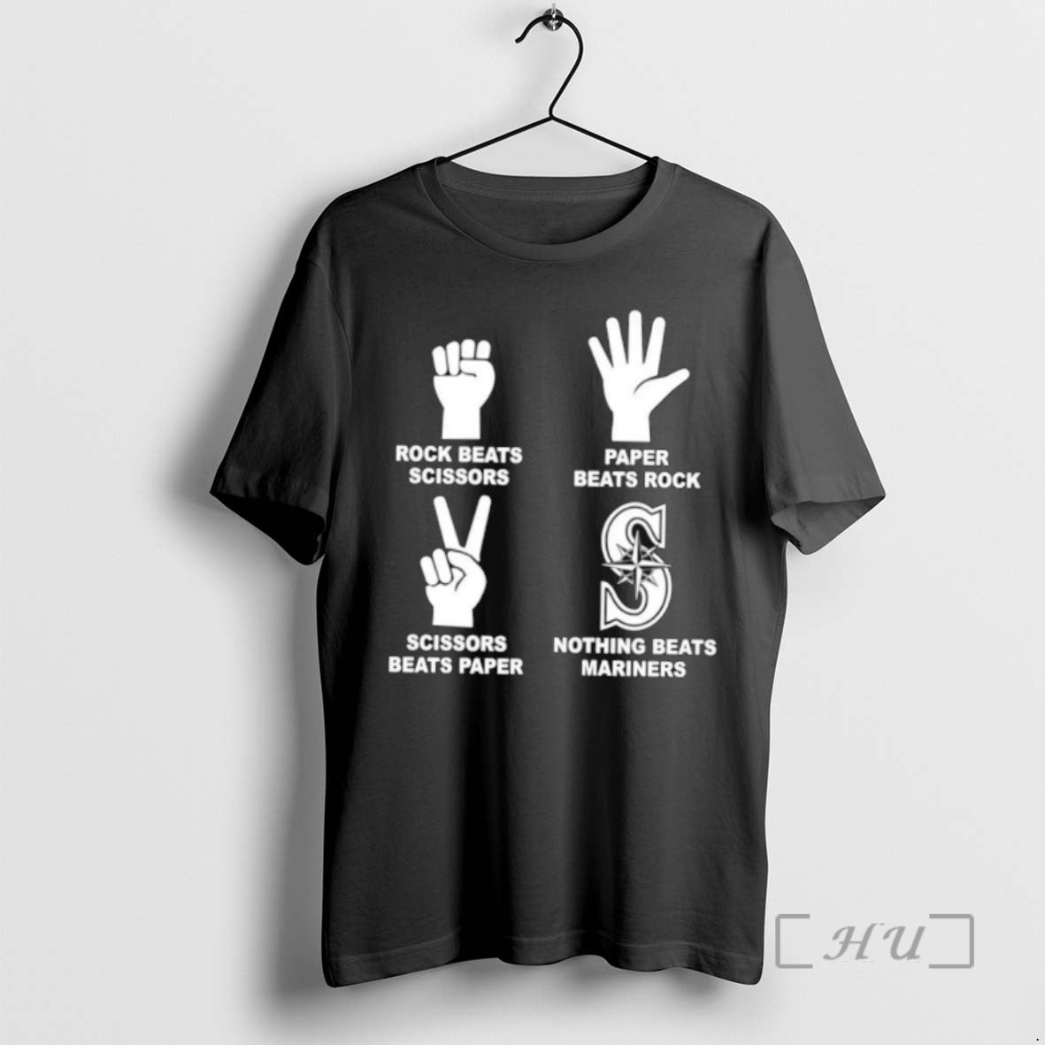 Officials Paper Beats Rock Nothing Beats Mariners Shirts Sweater
