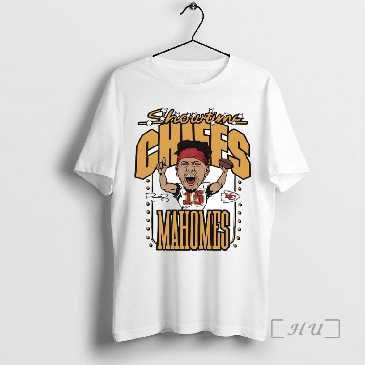 Officials Patrick Mahomes Showtime Caricature Chiefs T Shirt Sweater