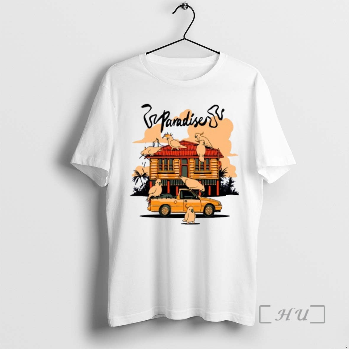 Officials Phoebe Paradise Cockatoo Tee Sweater