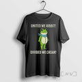 Officials Portland Frog United We Ribbit Divided We Croak Funny Shirts Sweater
