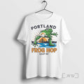Officials Portland Frog Hop Leap In Tee Shirt Sweater