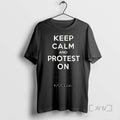 Officials Portland Frog Keep Calm And Protest On Ceramic Ceramic And Classic Dad Cap