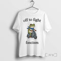 Officials Portland Frog Off To Fight Fascism Tee Shirt Sweater
