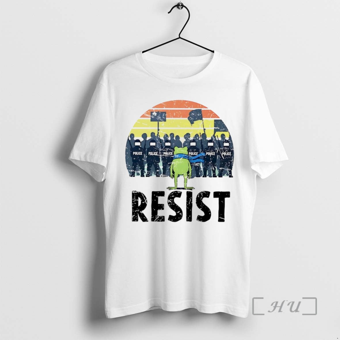 Officials Portland Frog Protester Resist Tee Shirt Sweater