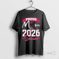 Officials Proud Mom Of A 2026 Senior Typography Design Tee Sweater