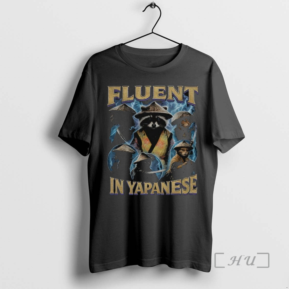 Officials Raccoon Fluent In Yapanese Graphic Meme T Shirt Sweater