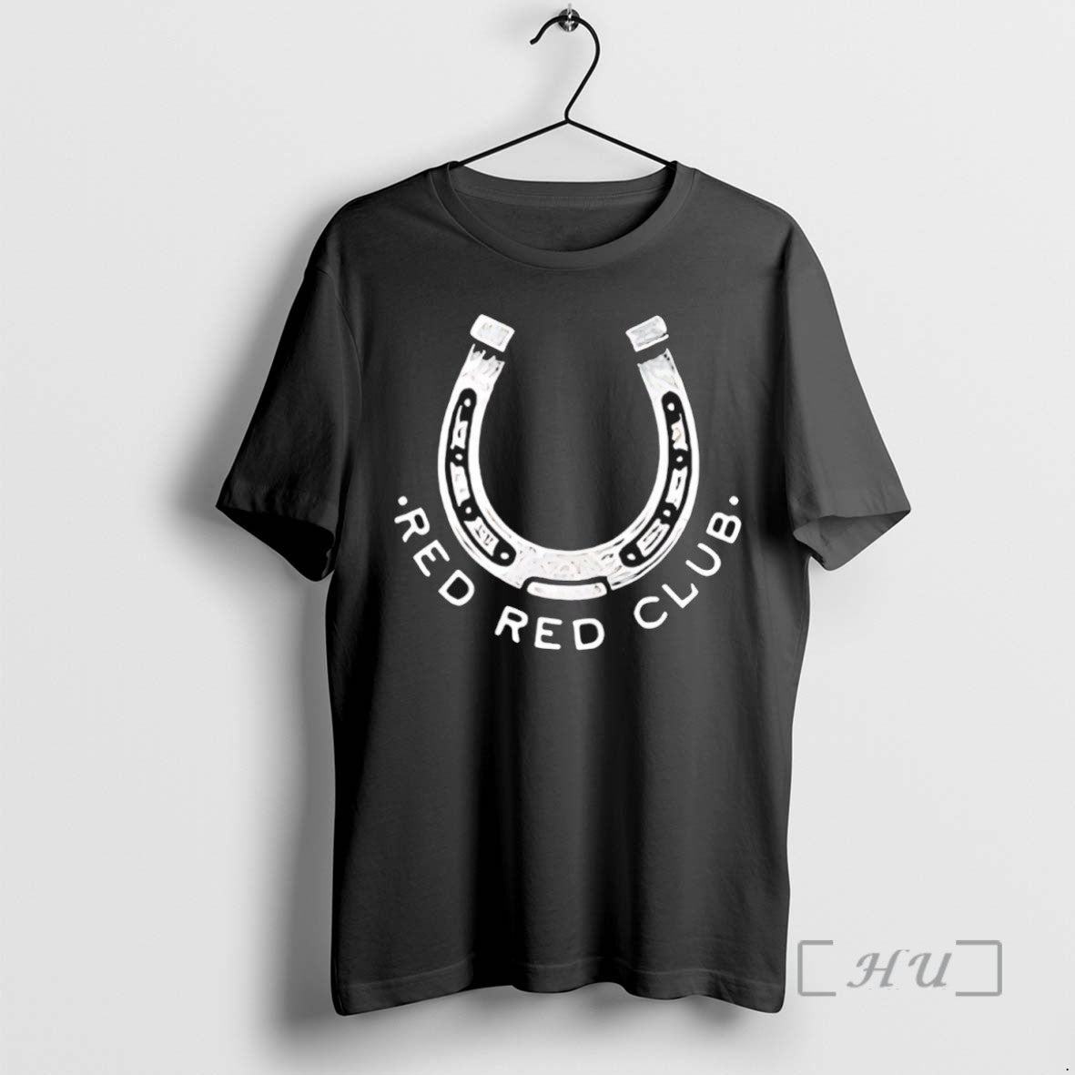 Officials Red Rum Club Horseshoe Tee Shirt Sweater