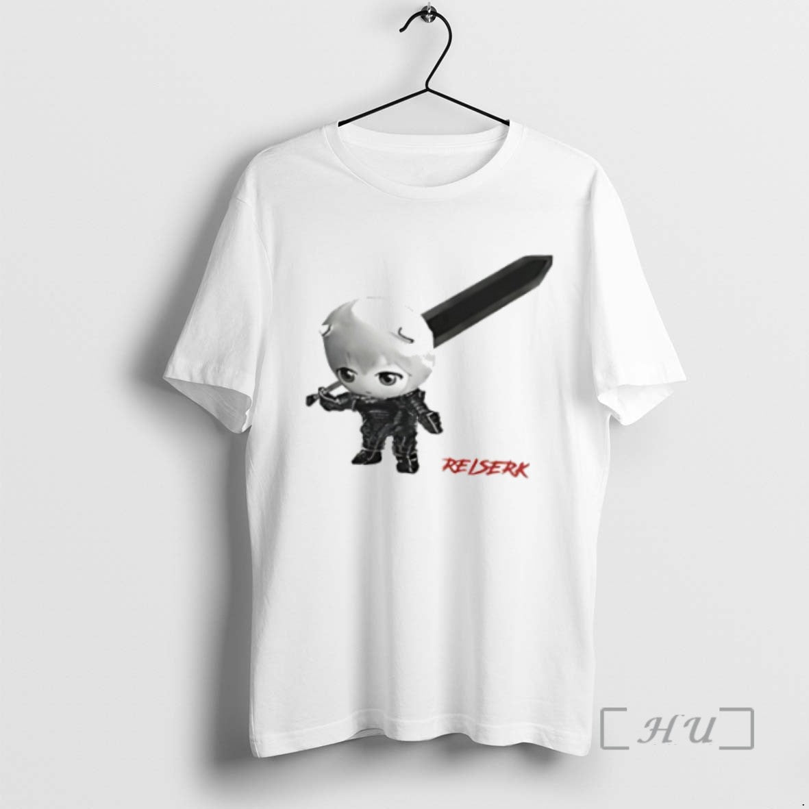 Officials Rei Ayanami X Berserk Reiserk Guts Chibi Anime Shirts Sweater