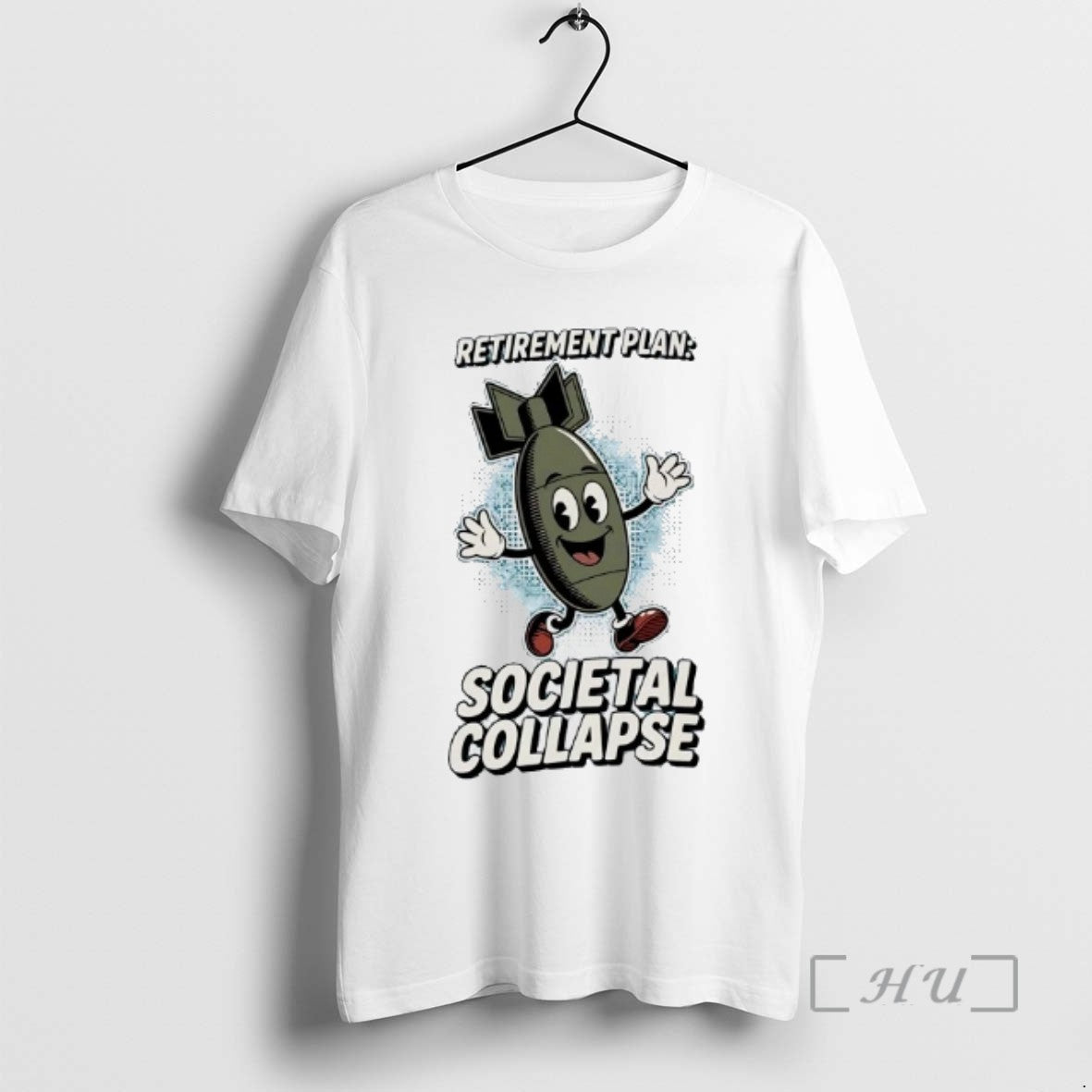 Officials Retirement Plan Societal Collapse Bomb Tee Shirt Sweater