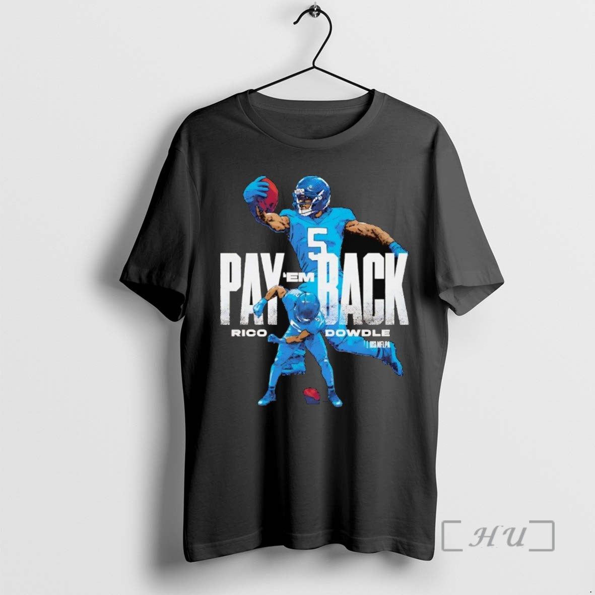 Officials Rico Dowdle Pay Em Back Carolina Panthers Tee Shirt Sweater