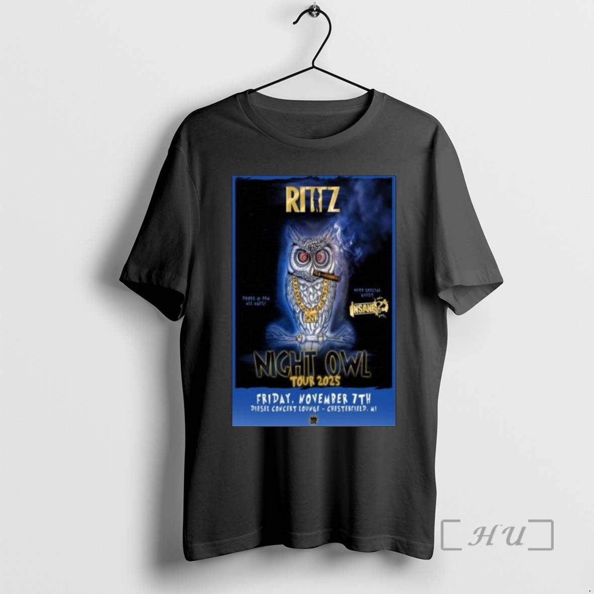 Officials Ritz Chesterfield Mi November 7 2025 Concert Long Sleve Shirts Sweater