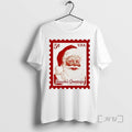Officials Santa Stamp Seasons Greetings Usa Chirstmas T Shirt Sweater