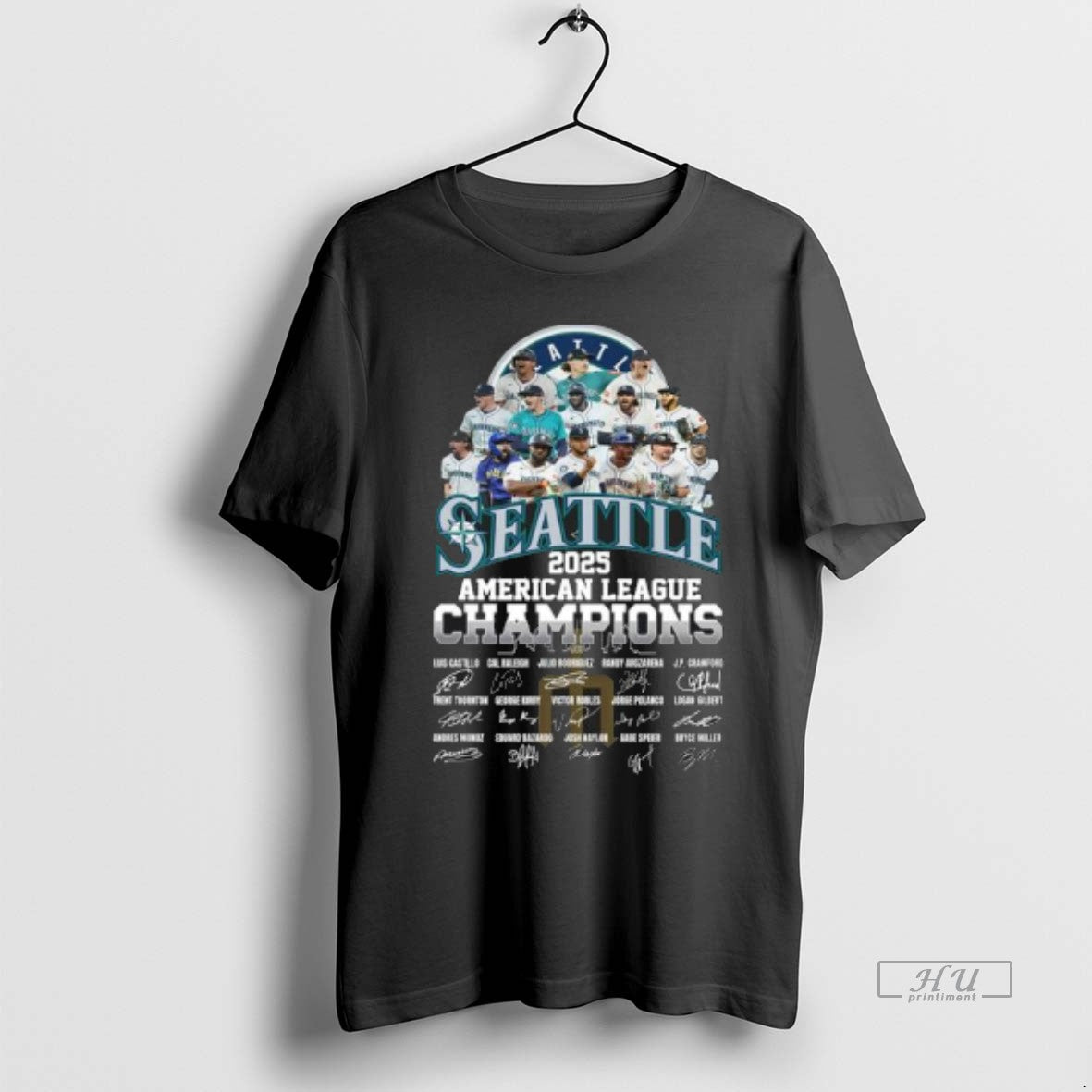Officials Seattle Mariners Alcs Team 2025 American League Champions Signatures